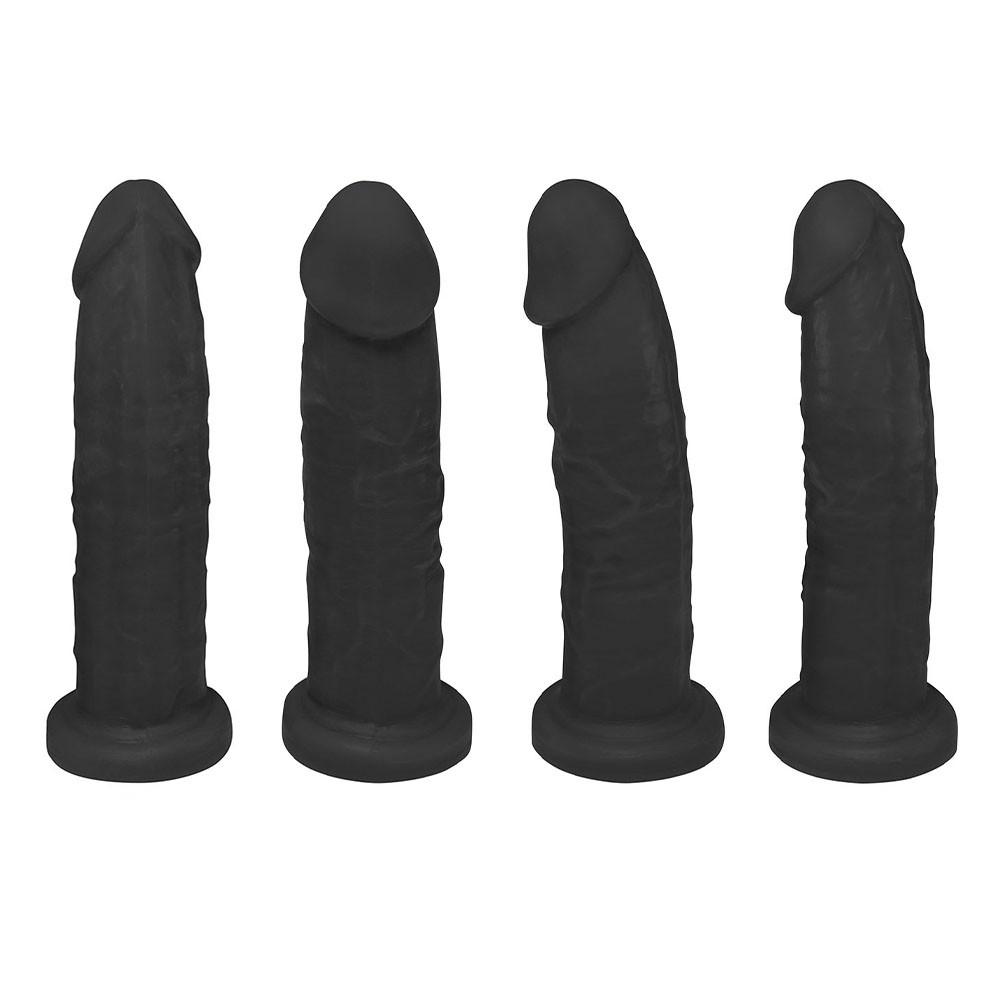 Cinta Peniana Ajustável com Pênis Realístico Colosso 21 x 5,5cm Preto | Foto 04