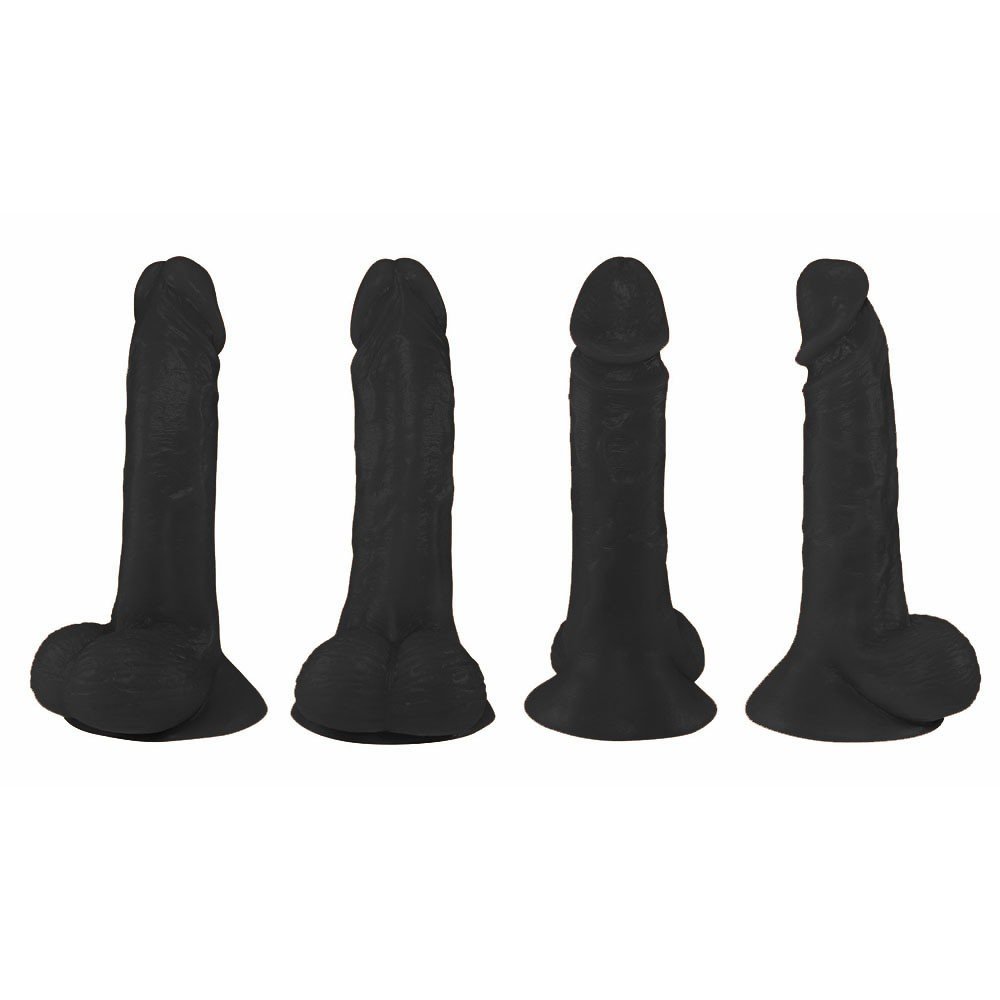 Cinta Peniana Ajustável com Pênis Realístico Loki 16 x 4cm Preto | Foto 04