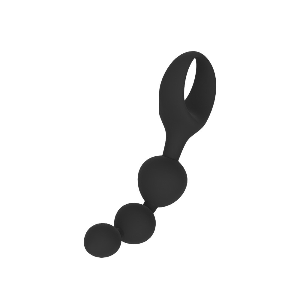 Bolinha Anal em Silicone Preta | Foto 03 Ilustrativa Bolinha Anal em Silicone Preta | Foto 03 Ilustrativa