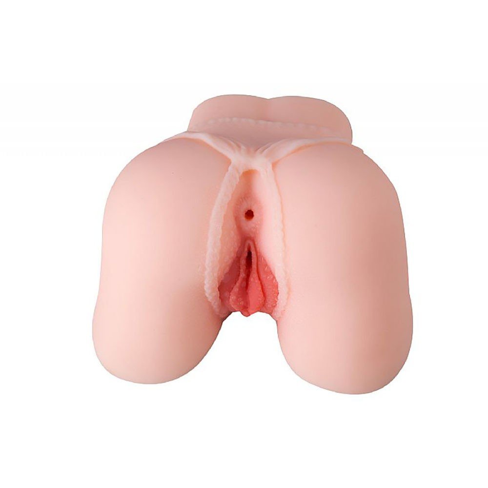 Masturbador Vagina e �nus em Cyberskin com Formato de Bumbum Jenny Bege | Foto 03