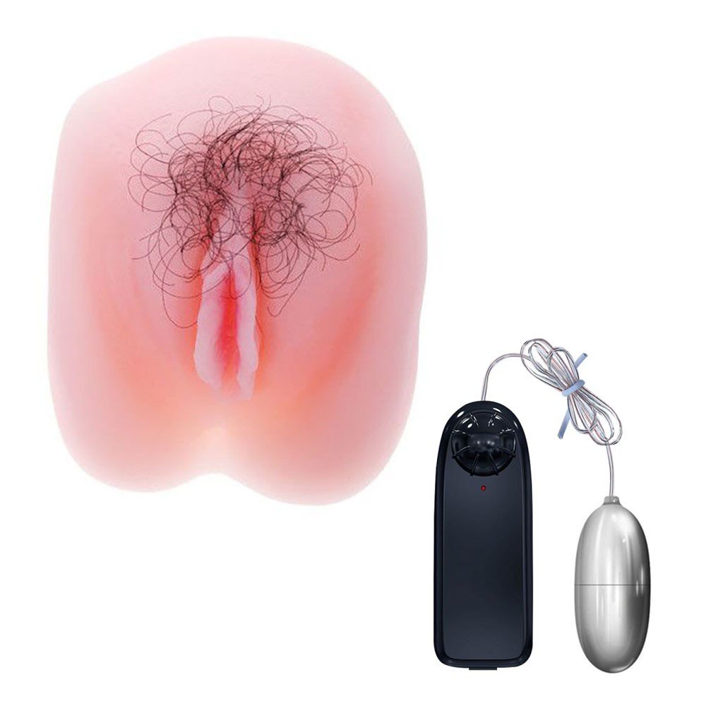 Masturbador Vagina e Ânus em Cyberskin com Vibrador Anthea Bege | Foto 01