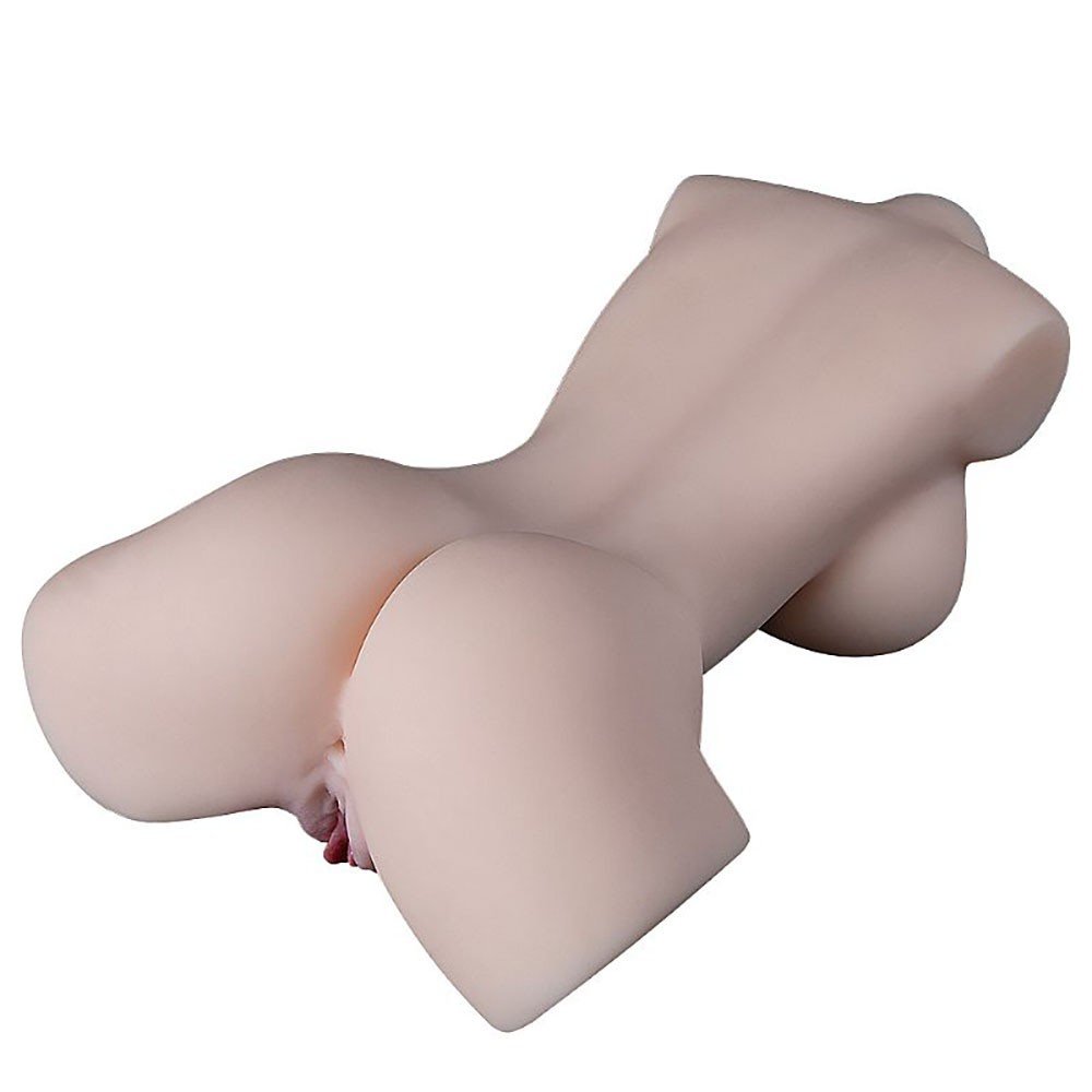 Masturbador Vagina e Ânus em Cyberskin com Seios em Formato Corpo Gina Bege | Foto 03