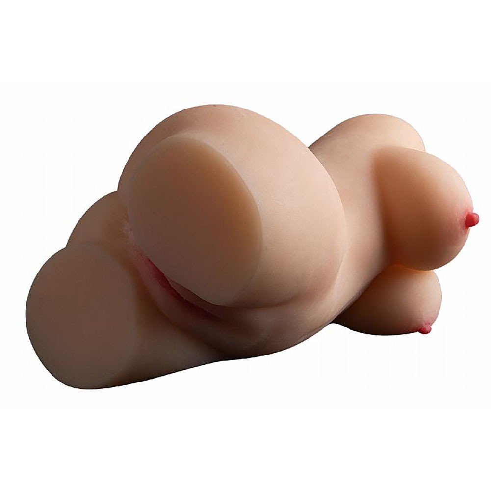 Masturbador Vagina e Ânus em Cyberskin com Seios em Formato Corpo Gleise Bege | Foto 03