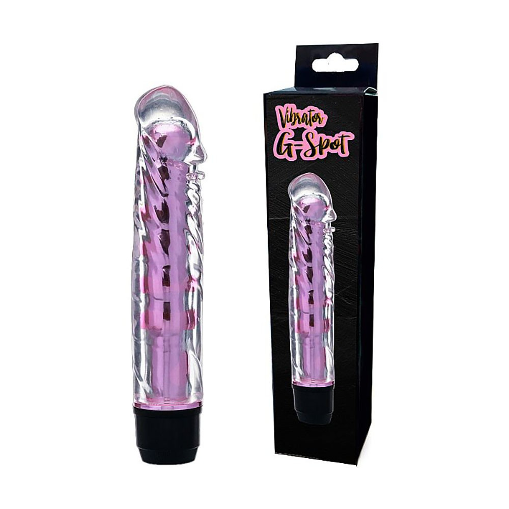 Vibrador Personal Multivelocidade com Capa Formato de Pênis em Silicone Jenny Pink | Foto 01