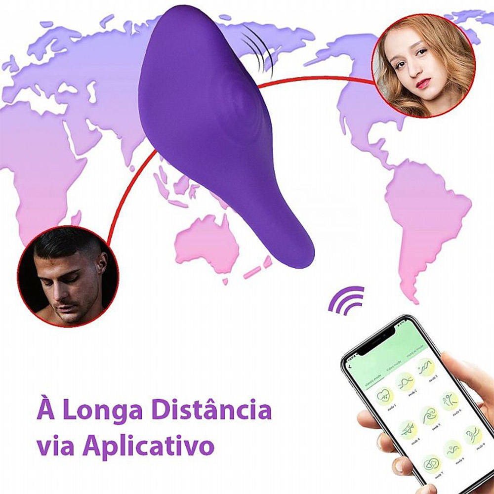 detalhe do m�dulo vibrat�rio recarreg�vel com acabamento em silicone �ntimo