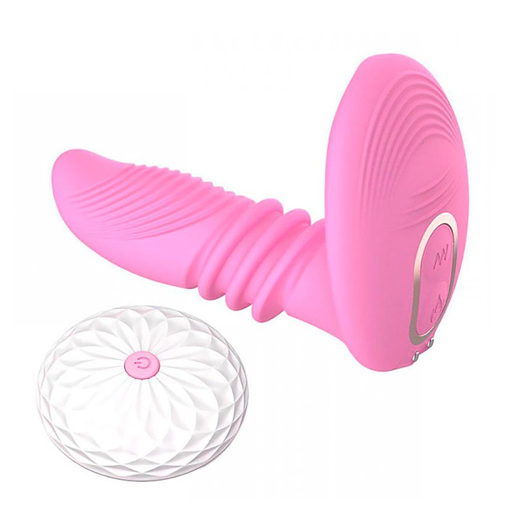 Vibrador com Aquecimento Recarregável em Silicone com 7 Vibrações e Controle sem Fio Rosa | Foto 02