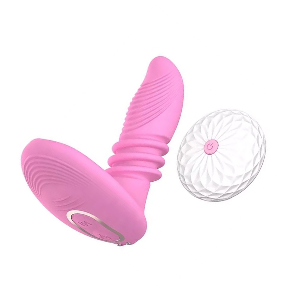 Vibrador com Aquecimento Recarregável em Silicone com 7 Vibrações e Controle sem Fio Rosa | Foto 04