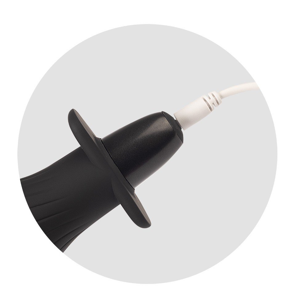 Plug Anal com Vibrador Recarregável em Silicone com 10 Vibrações Gblack Preto | Foto 03