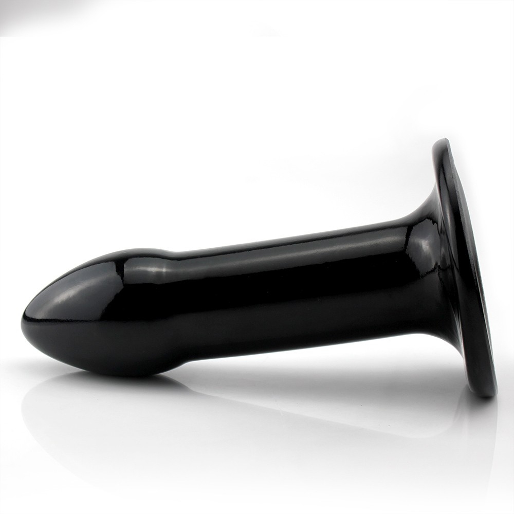 Plug Anal Grande Flexível Thunder 24 x 6,5cm Preto Brilhante | Foto 04