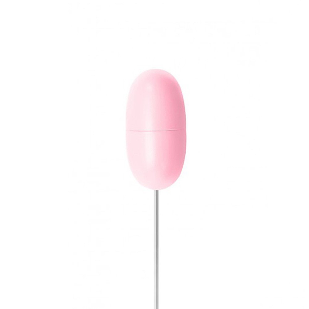 Vibrador Bullet em Pl�stico R�gido Rosa com cabo USB esticado