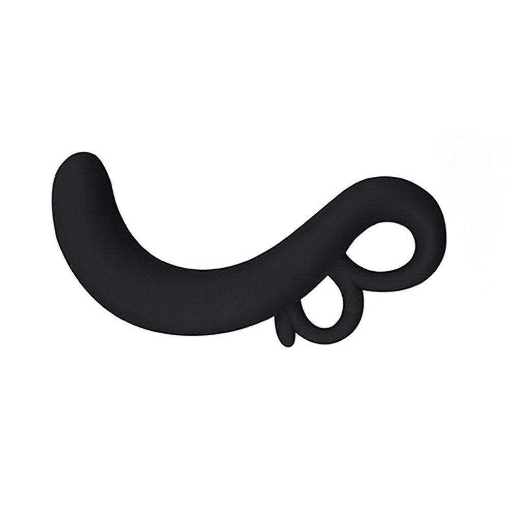 Estimulador de Próstata em Silicone com Alças Black Cherry Preto | Foto 04