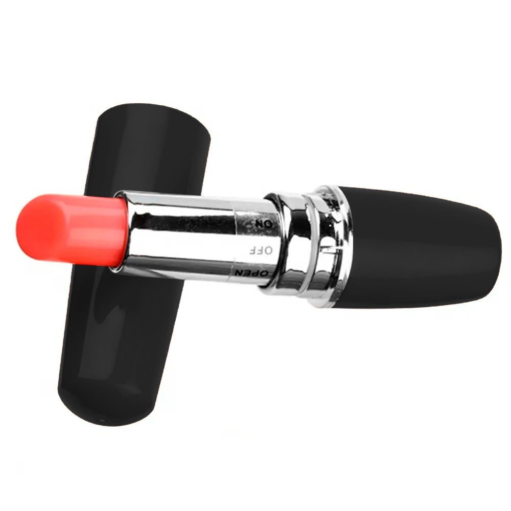 Vibrador Discreto no Formato de Batom Black Cherry Preto | Foto 05