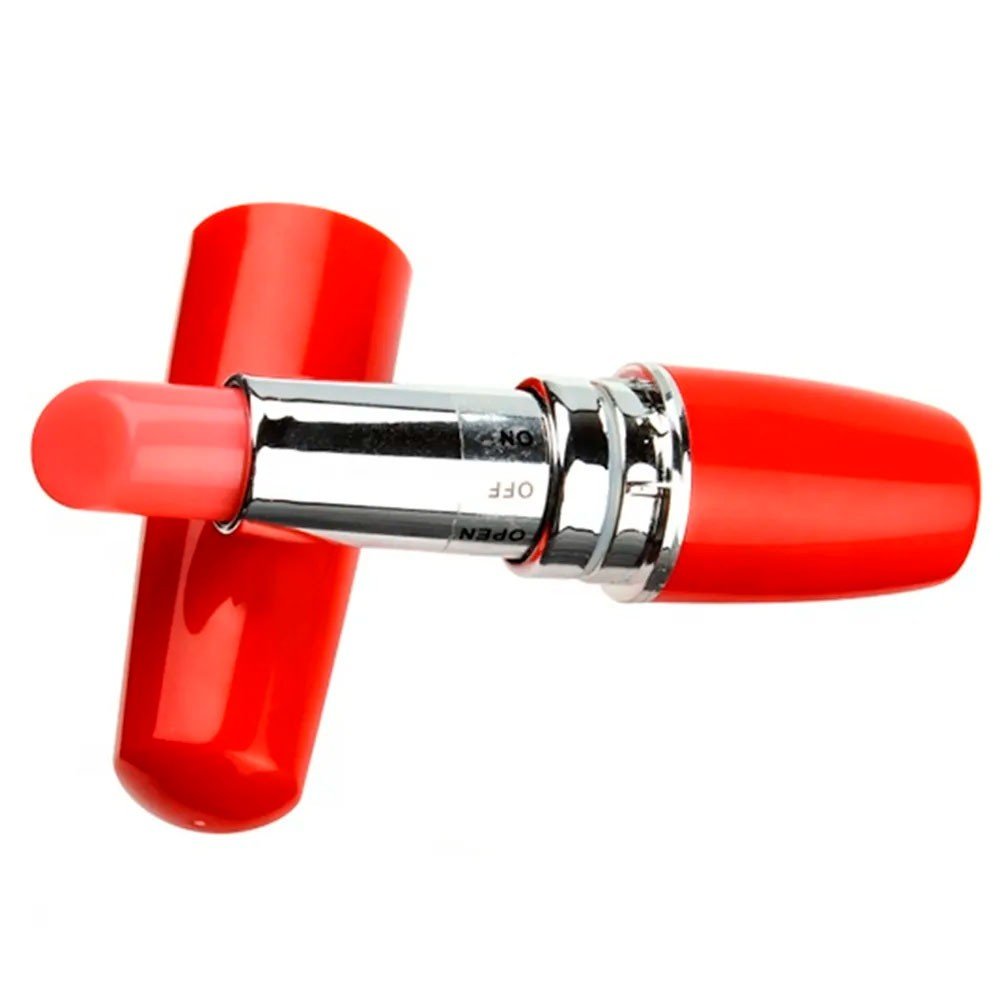 Vibrador Discreto no Formato de Batom Black Cherry Vermelho | Foto 05