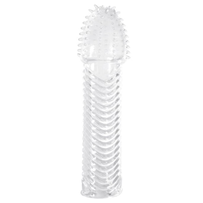 Capa Peniana em Silicone Transparente com Ondas | Foto 04