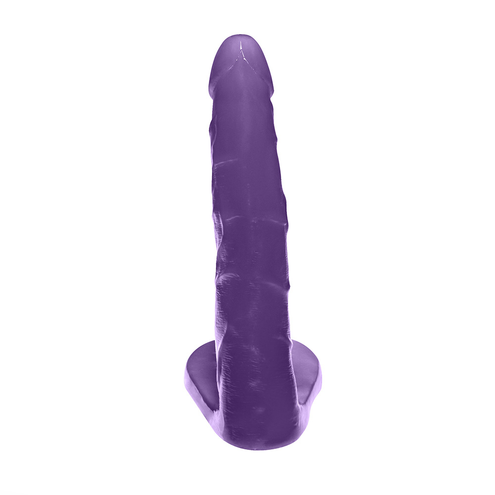 Anel Companheiro Real�stico Longo 15 x 3cm Roxo Transl�cido | Foto 04