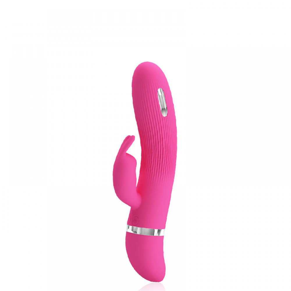 Vibrador Duplo Estimulador Coelho 7 Vibrações 1 Modo de Choque | Foto 02 Vibrador Duplo Estimulador Coelho 7 Vibrações 1 Modo de Choque | Foto 02