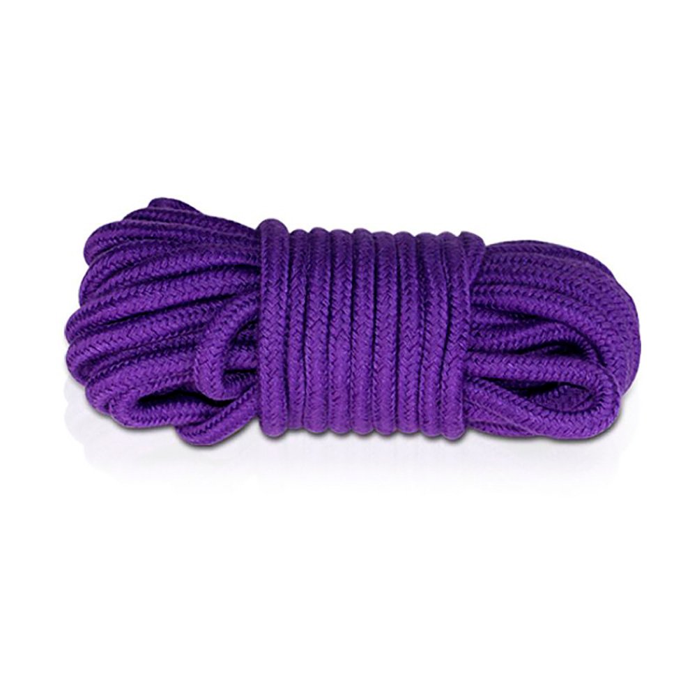 Corda para Bondage e Shibari em Algodão com 10 Metros Roxa | Foto 02