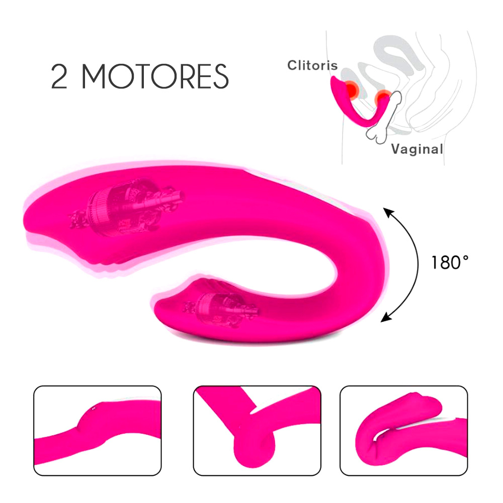Massageador para Casal We Joy 9 Vibrações com Controle Remoto Sem Fio Pink | Foto 05 Massageador para Casal We Joy 9 Vibrações com Controle Remoto Sem Fio Pink | Foto 05