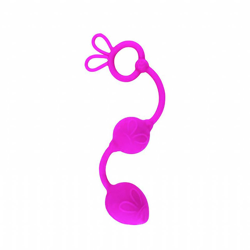 Bolinha Anal Esferas em Silicone Duplo Balls Pink | Foto 02 Bolinha Anal Esferas em Silicone Duplo Balls Pink | Foto 02