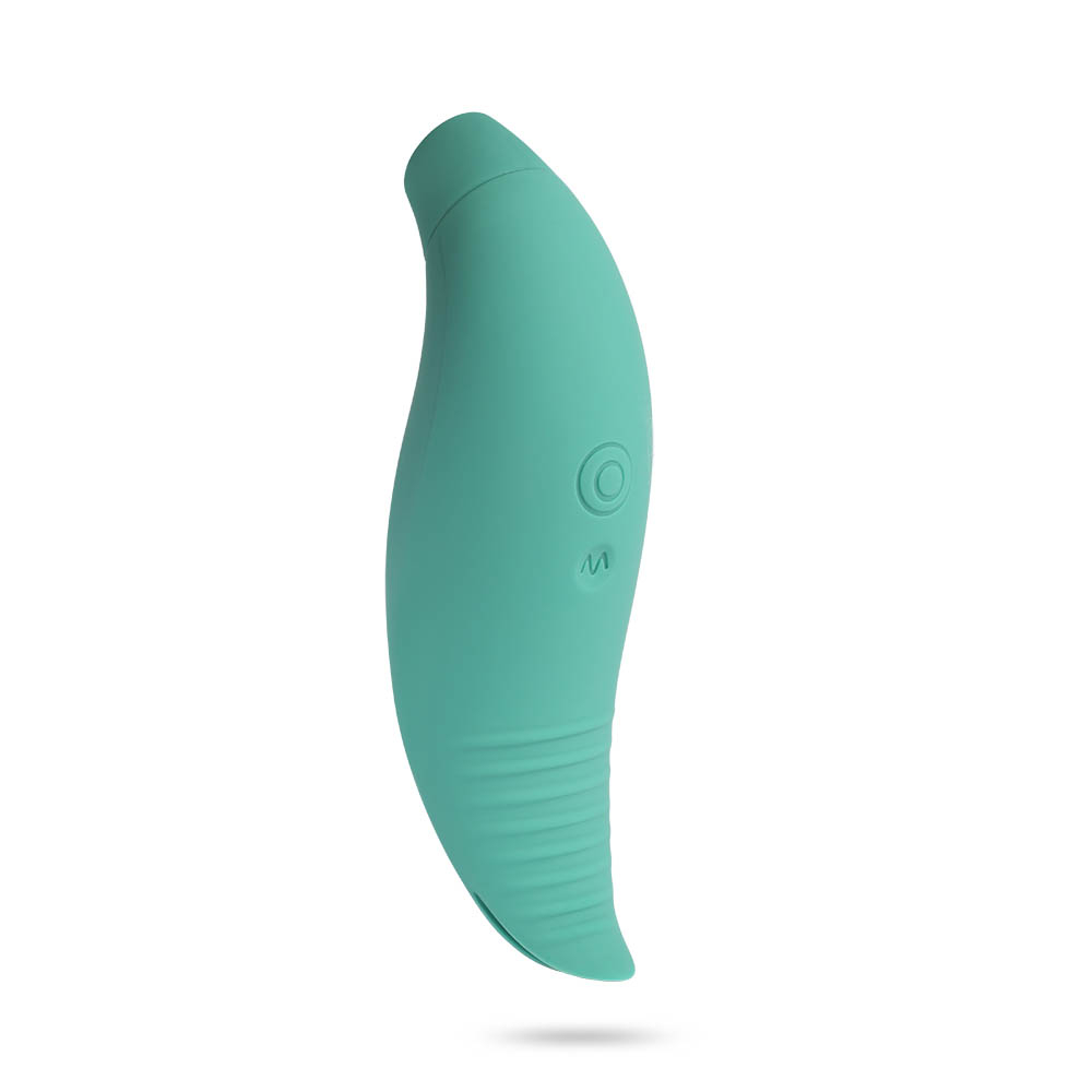 Vibrador para Clitóris Recarregável em Silicone com 10 Vibrações Charm Cyan | Foto 03