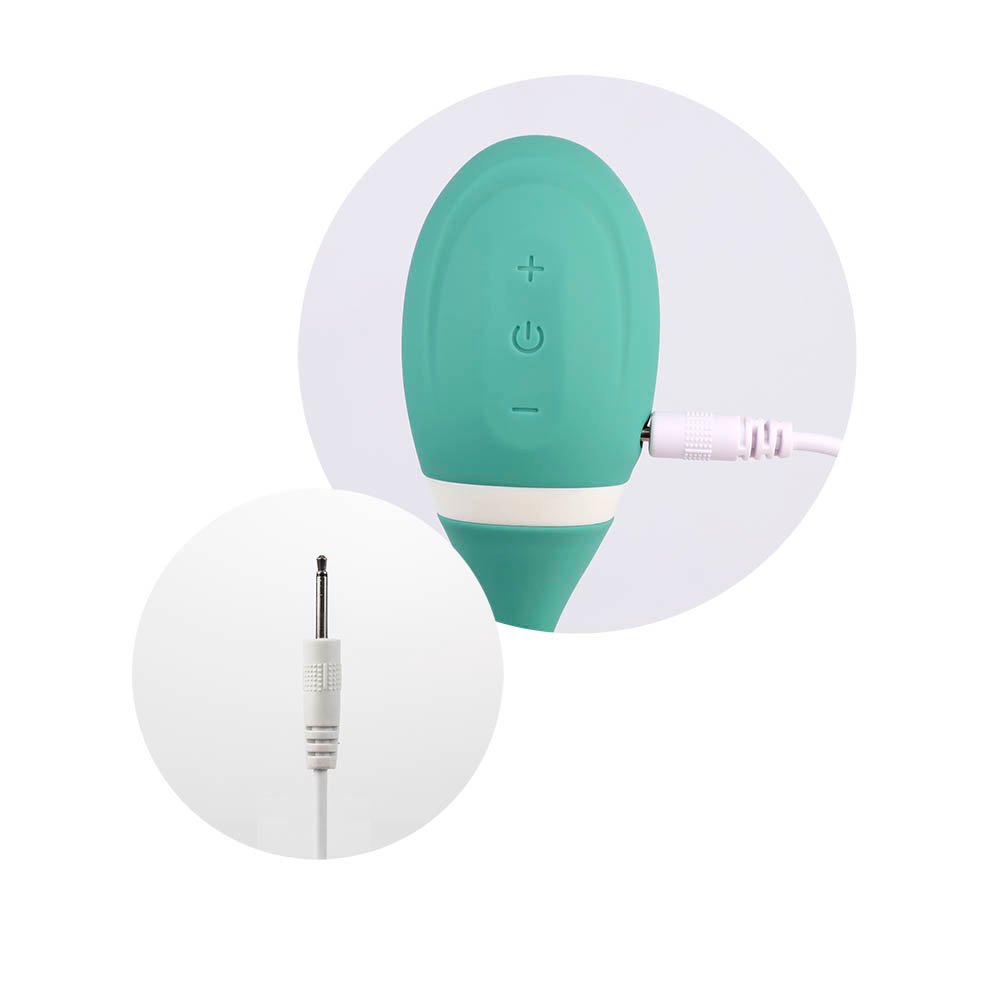 Vibrador para Clitóris Recarregável em Silicone com 10 Vibrações Climax Cyan | Foto 04