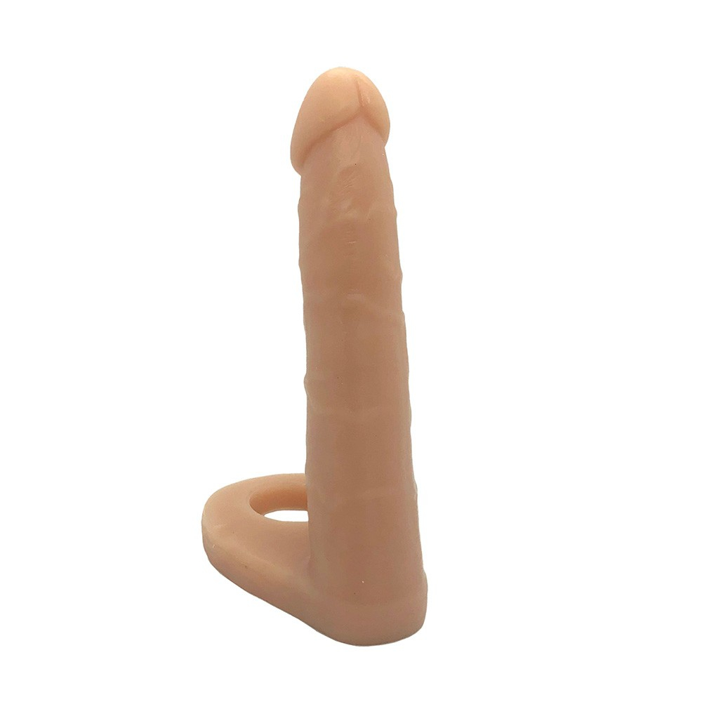 Anel Companheiro Realístico Médio 14 x 3cm Bege | Foto 03