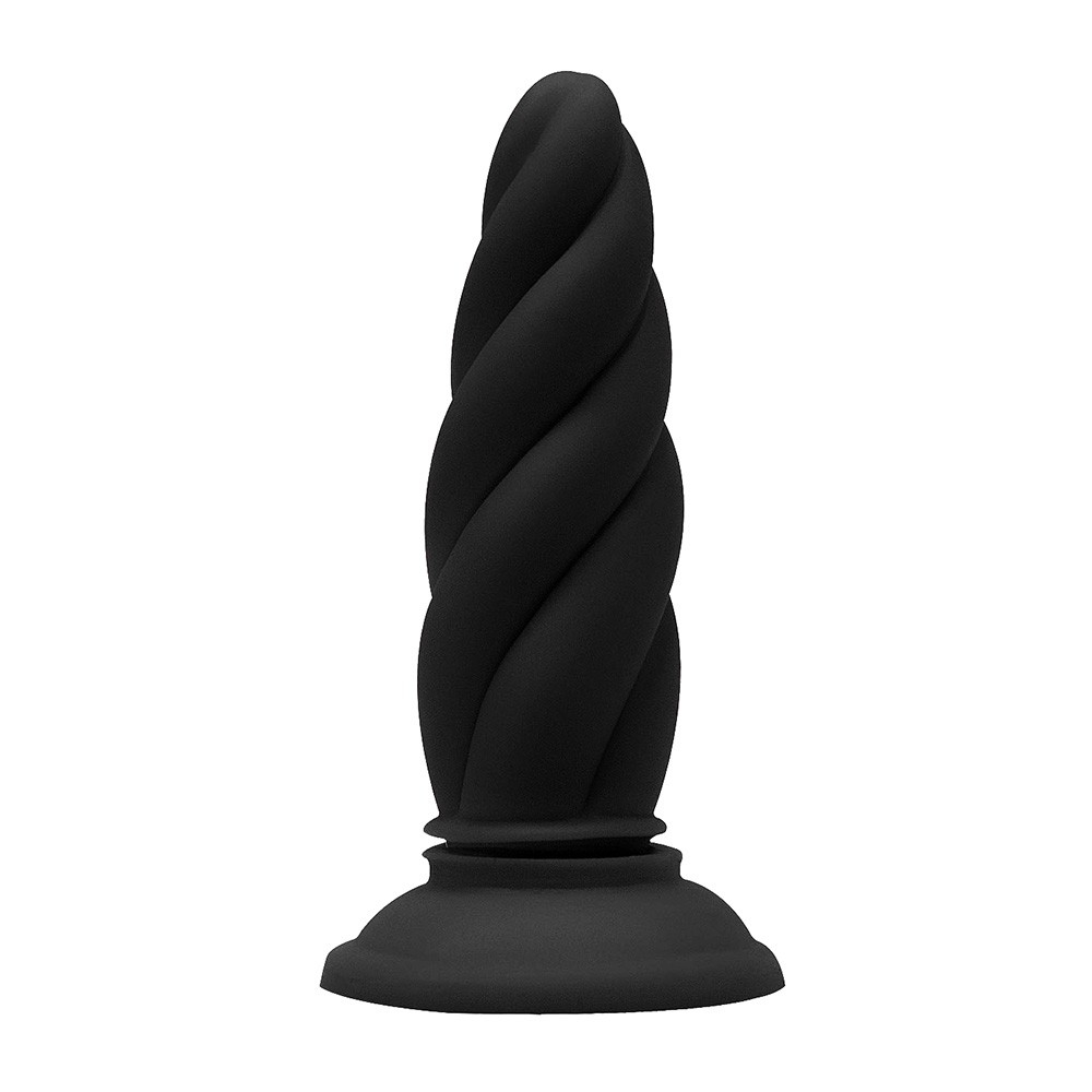 Plug Anal Twister 13 x 4,3cm Preto | Foto 01 Plug Anal Twister 13 x 4,3cm Preto | Foto 01