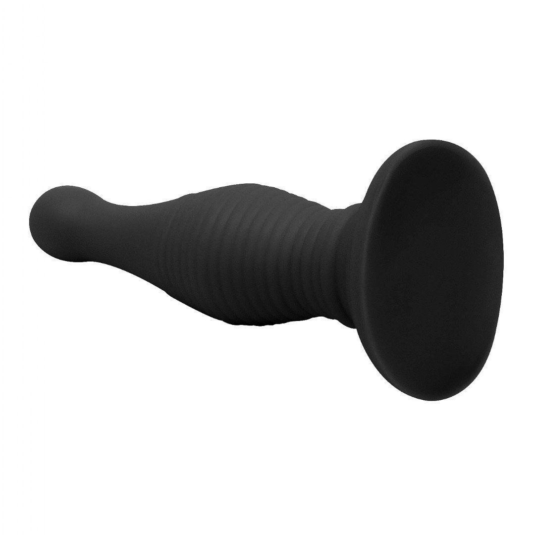 Plug Anal com Relevo Slim 11 x 3,5cm Preto | Foto 02