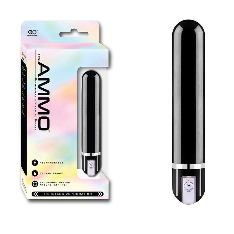 Vibrador Bullet Recarregável, à Prova de á Àgua, 10 Modos de Vibração Ammo | Foto 03 Vibrador Bullet Recarregável, à Prova de á Àgua, 10 Modos de Vibração Ammo | Foto 03