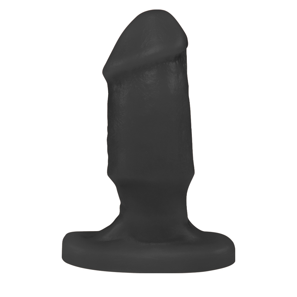 Plug Anal Pênis em PVC Flexível Atóxico 10 x 3,5cm Preto | Foto 01 Plug Anal Pênis em PVC Flexível Atóxico 10 x 3,5cm Preto | Foto 01