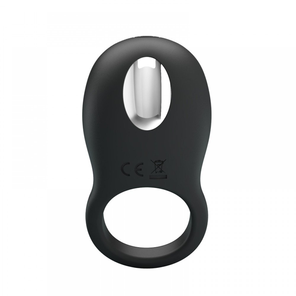 Anel Peniano em Silicone com 12 Vibrações Ring Shaking II Preto | Foto 03 Anel Peniano em Silicone com 12 Vibrações Ring Shaking II Preto | Foto 03