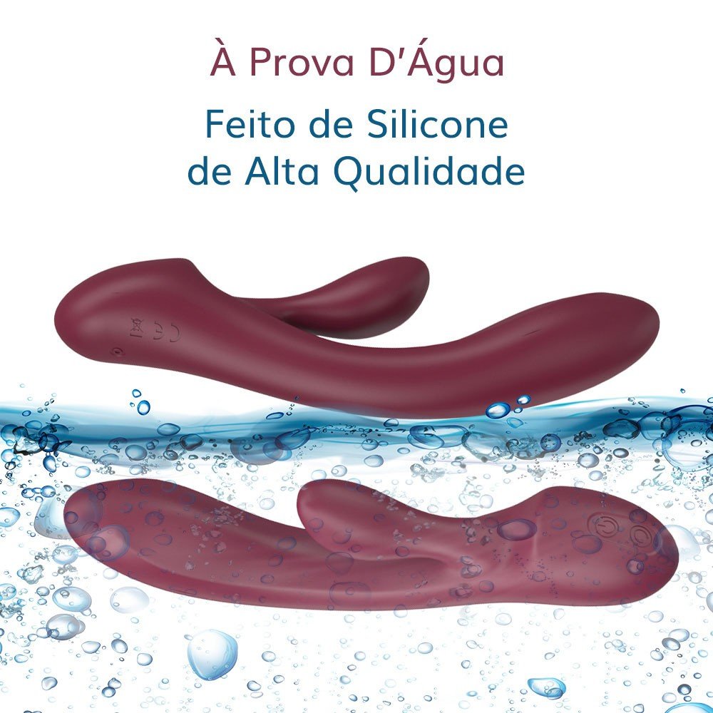 Vibrador Mr. Jack Roxo em ambiente aqu�tico, demonstrando sua funcionalidade � prova de �gua e silicone de alta qualidade.