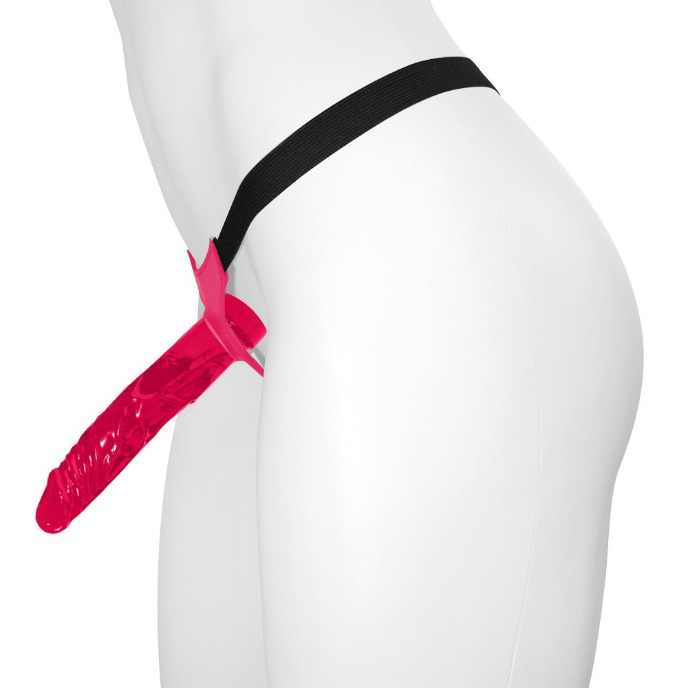 Cinta Peniana com Pênis Realístico Tall 17,5 x 3,25cm Pink | Foto 02