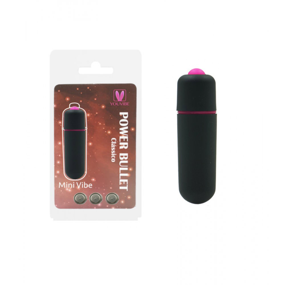 Vibrador Bullet Mini Vibe Power Preto | Foto 02 Vibrador Bullet Mini Vibe Power Preto | Foto 02