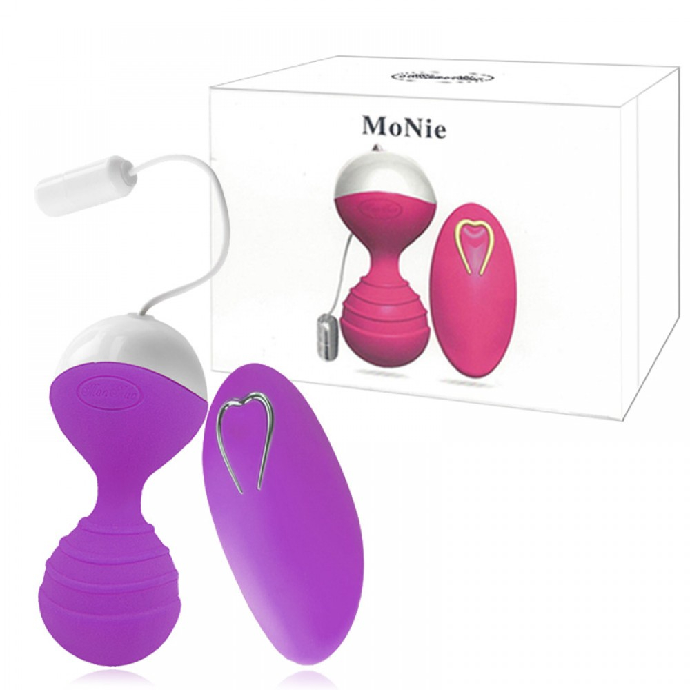 Bola de Pompparismo em Silicone Controle Remoto sem Fio 10 Vibrações MonNie Roxo | Foto 01 Bola de Pompparismo em Silicone Controle Remoto sem Fio 10 Vibrações MonNie Roxo | Foto 01