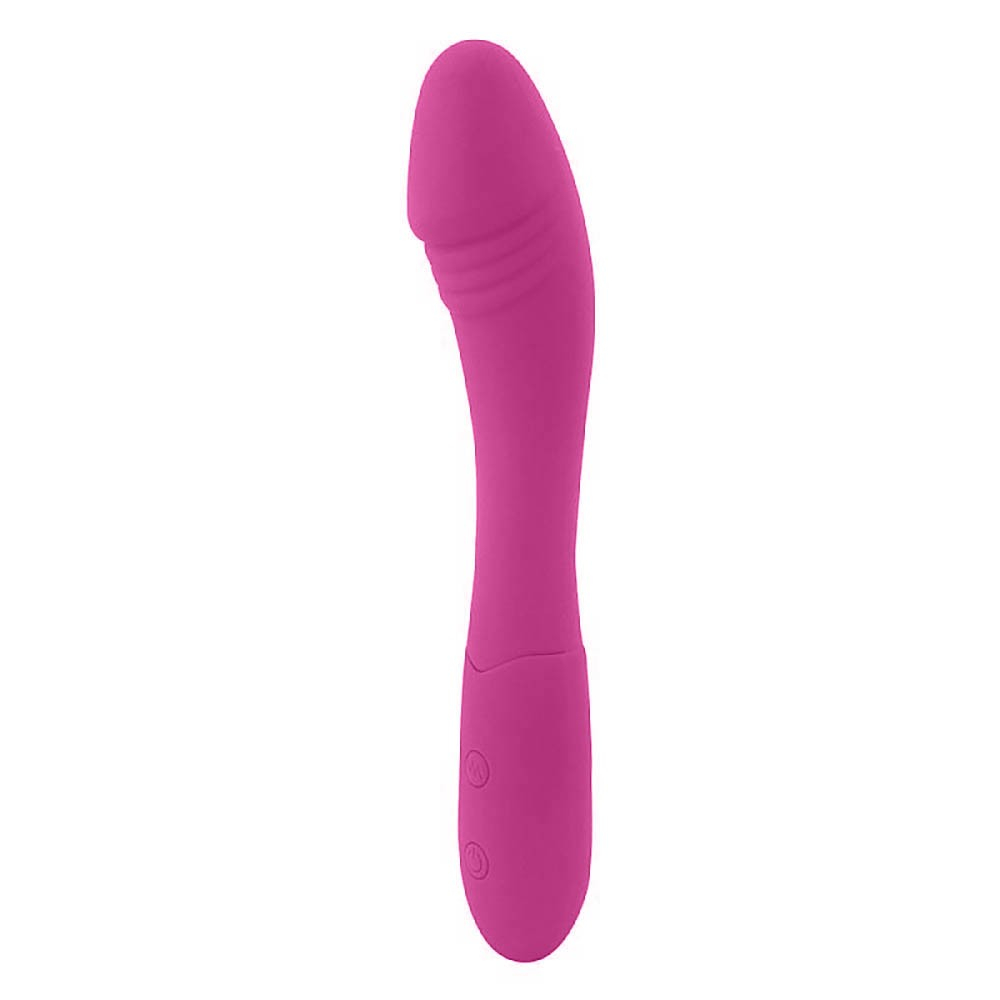 Vibrador Ponto G em Silicone Recarregável com 10 Vibrações Pink | Foto 02