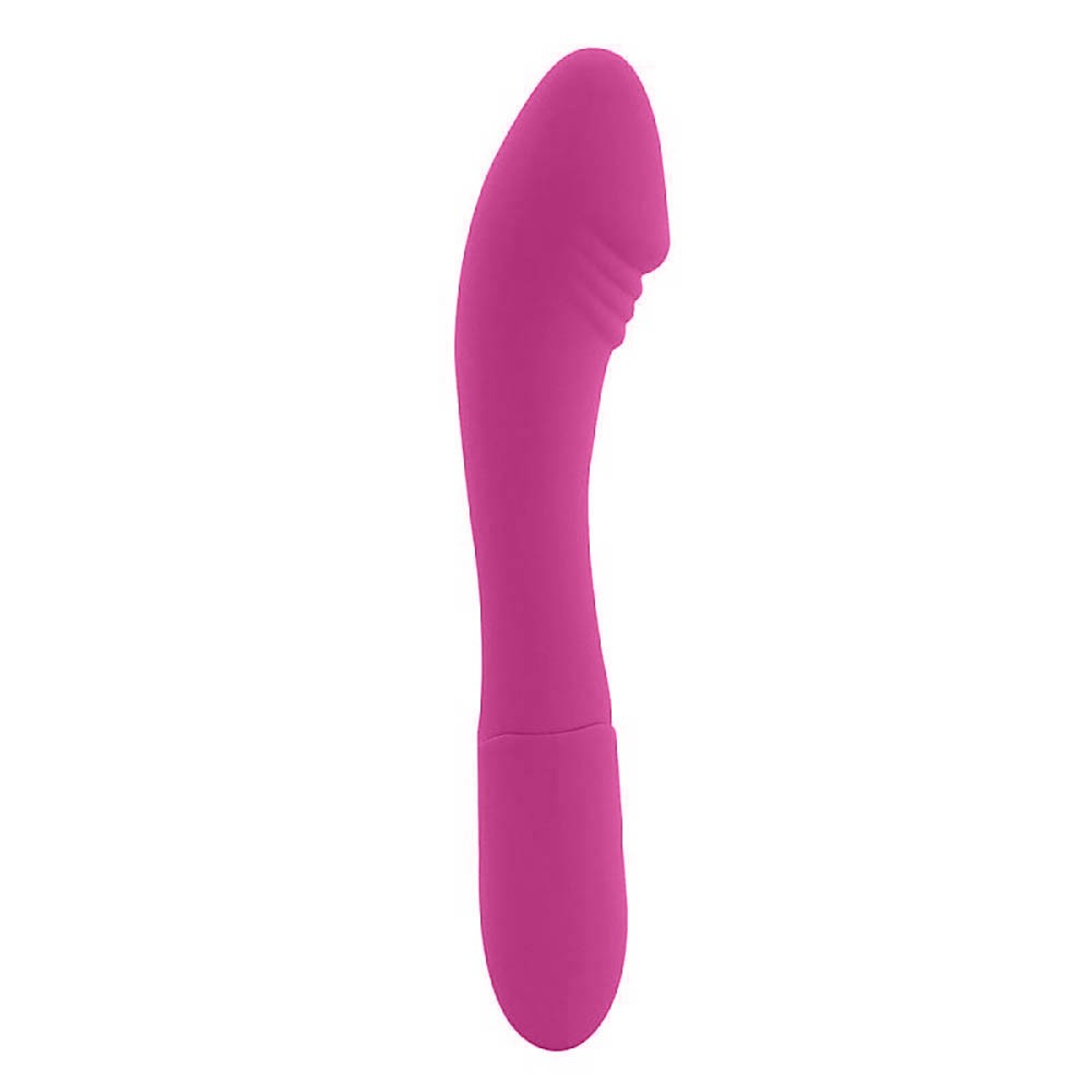 Vibrador Ponto G em Silicone Recarregável com 10 Vibrações Pink | Foto 04