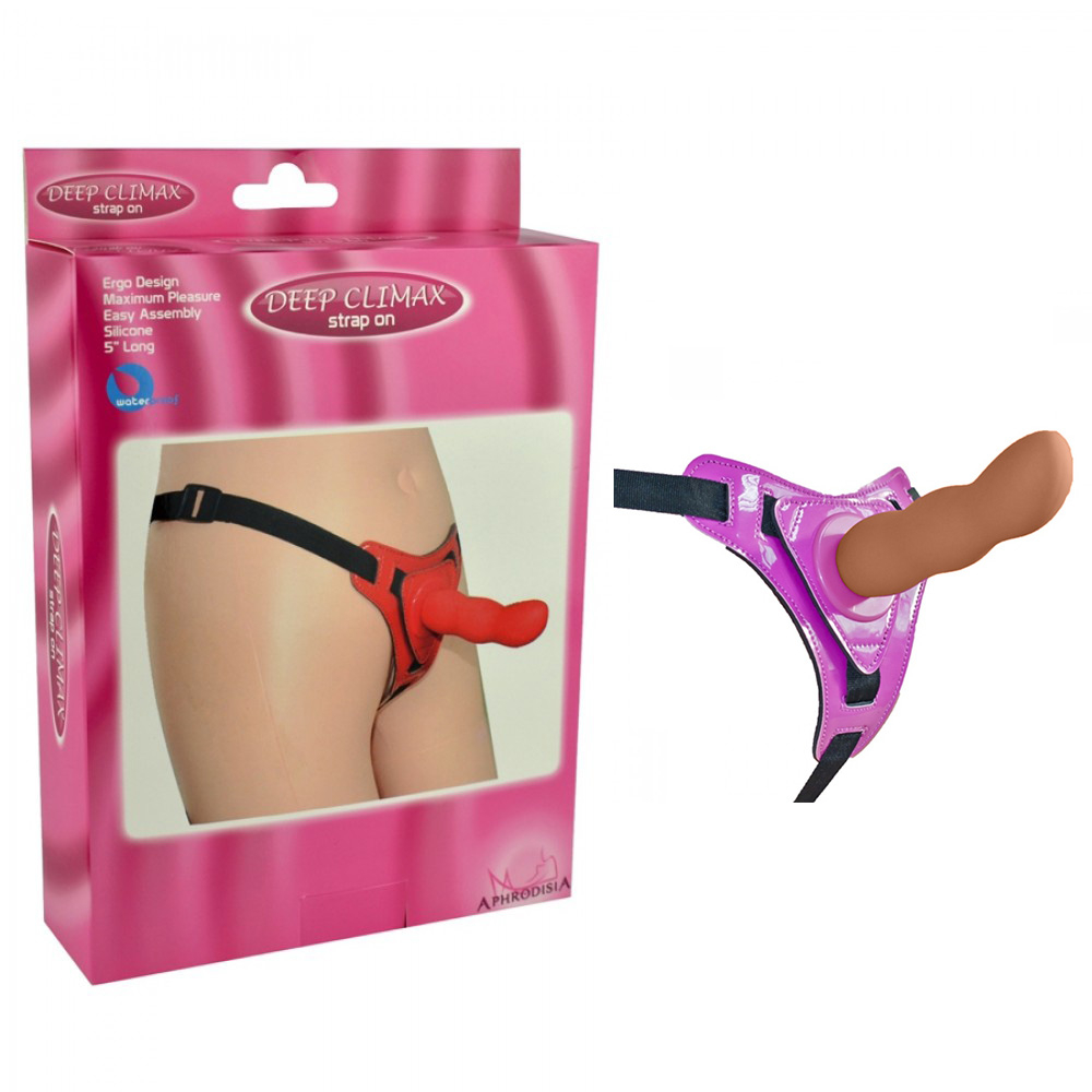 Cinta Peniana com Pênis Escalonado em silicone 12,5 x 3,6cm Bege | Foto 01 Cinta Peniana com Pênis Escalonado em silicone 12,5 x 3,6cm Bege | Foto 01