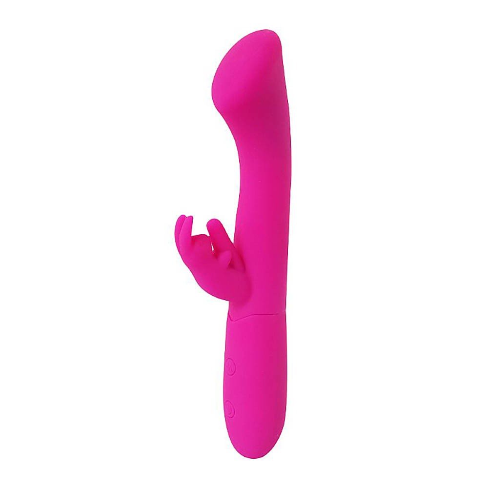 Vibrador Duplo em Silicone Recarregável com 10 Vibrações Dada Pink | Foto 02