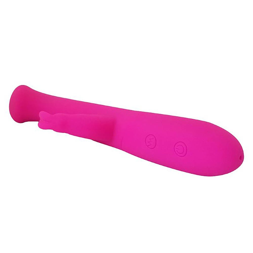 Vibrador Duplo em Silicone Recarregável com 10 Vibrações Dada Pink | Foto 04