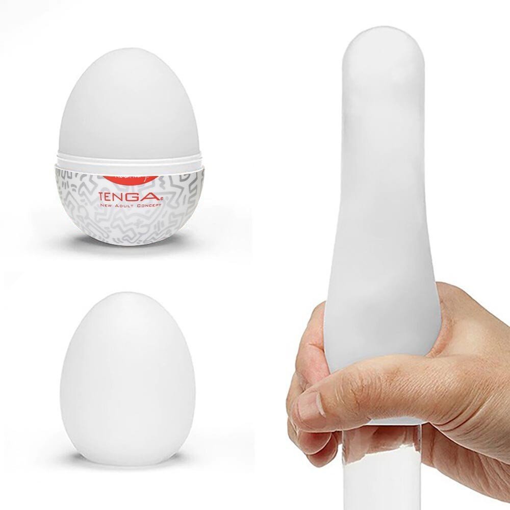 Masturbador Masculino Tenga EGG Party (O Original Japon�s) - Edi��o Limitada Keith Haring | Foto 03