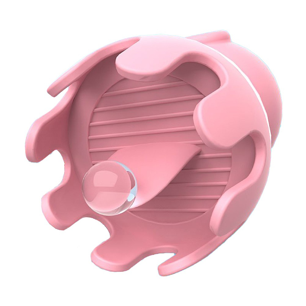Vibrador para Clit�ris Recarreg�vel Silicone Octopi 2 Rosa em vista inferior com detalhe da esfera vibrat�ria