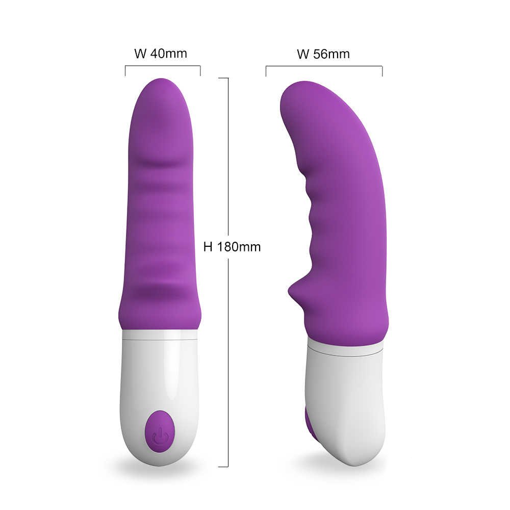 Vibrador Ponto G em Silicone Flex�vel Sparta Roxo em close-up, destacando a textura suave do silicone e os detalhes do design