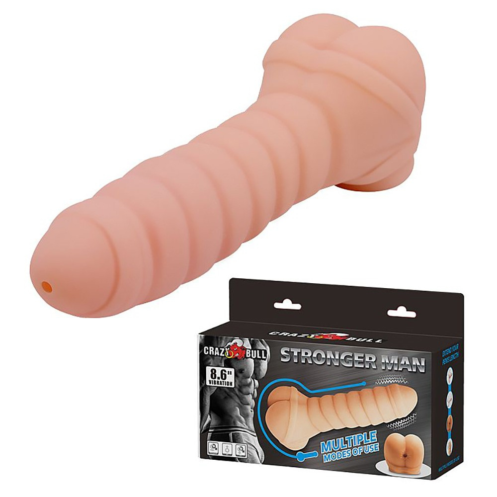 Masturbador em Cyberskin Stronger Man Bege | Foto 01