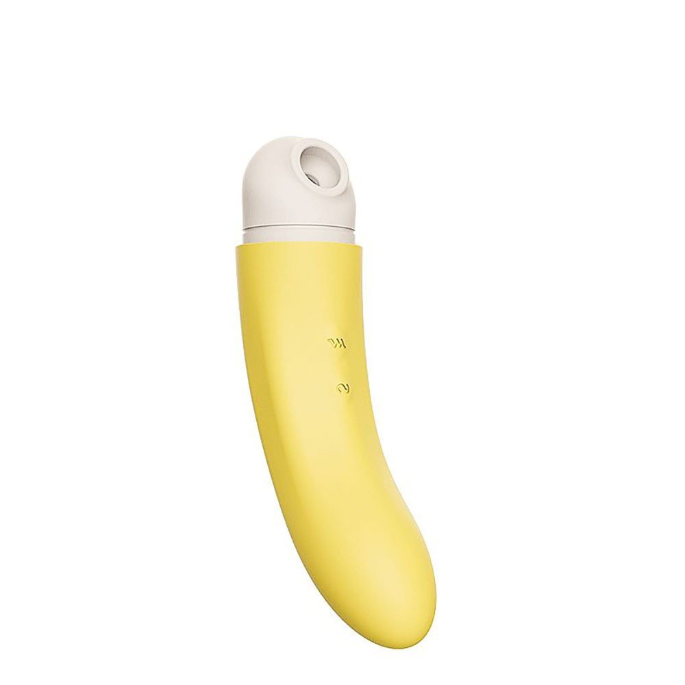 Vibrador Discreto Feminino em Silicone Recarregável com 7 Vibrações e 7 Pulsações Amarelo | Foto 03