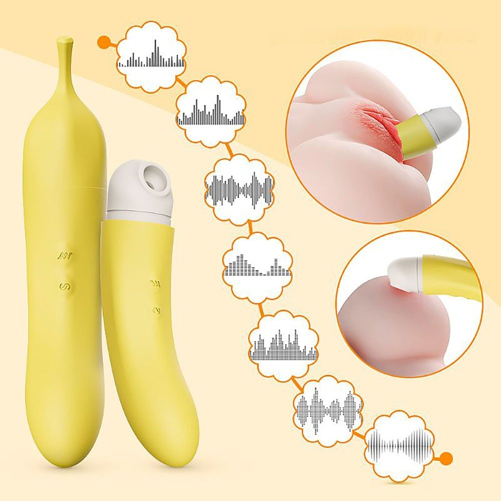 Vibrador Discreto Feminino em Silicone Recarregável com 7 Vibrações e 7 Pulsações Amarelo | Foto 04