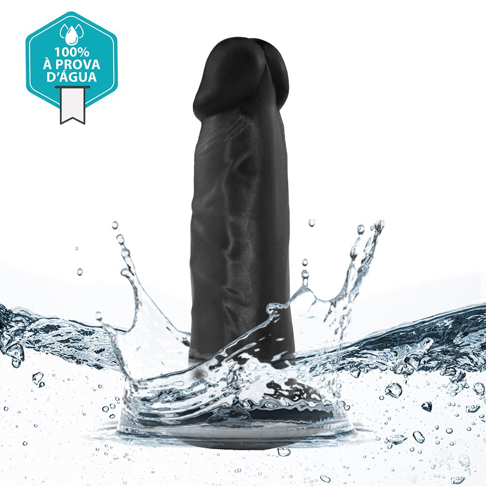 Base do P�nis de Borracha Mimo com Ventosa, mostrando a ventosa para fixa��o