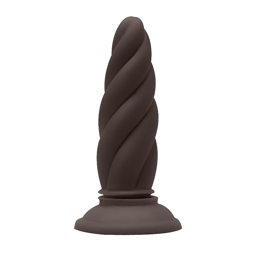 Plug Anal Twister 13 x 4,3cm Marrom | Foto 01 Plug Anal Twister 13 x 4,3cm Marrom | Foto 01