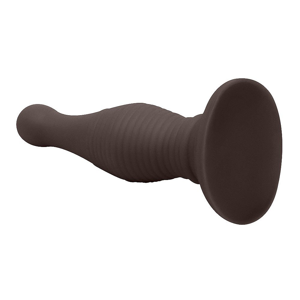 Plug Anal com Relevo Slim 11 x 3,5cm Marrom | Foto 02