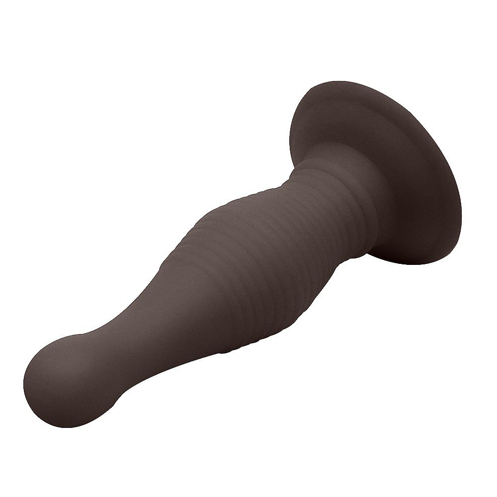 Plug Anal com Relevo Slim 11 x 3,5cm Marrom | Foto 03